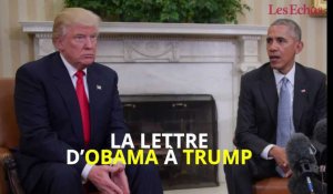 La lettre d'Obama à Trump