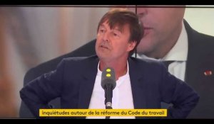 Zap politique -Emmanuel Macron : Nicolas Hulot avoue ne pas avoir voté pour lui (vidéo) 