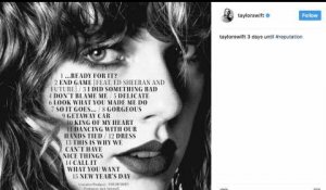 Taylor Swift révèle la tracklist de son prochain album