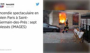 Paris : violent incendie dans une librairie à Saint-Germain des Prés !