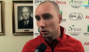 Coupe Davis 2017 - FRA-BEL - Steve Darcis : "Peu de places pour les Belges mais ils feront beaucoup de bruit !"