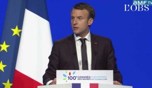 Congrès des maires : Macron attaque vigoureusement la taxe d'habitation