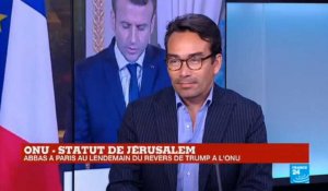 Abbas à Paris : "Emmanuel Macron lui a délivré un message d''amitié et de soutien"