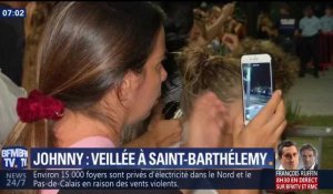 BFM TV, Dernière veillée autour de la dépouille de Johnny Hallyday à Saint-Barthélemy