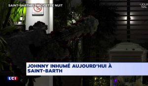 Johnny Hallyday inhumé à Saint-Barth : Les fans font leurs adieux lors d'une veillée publique (Vidéo)