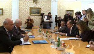 Moscou: Sergueï Lavrov rencontre Staffan de Mistura