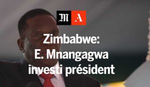 Zimbabwe : Emmerson Mnangagwa investi président
