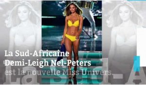 La très sexy Sud-Africaine Demi-Leigh Nel-Peters émue Miss Univers