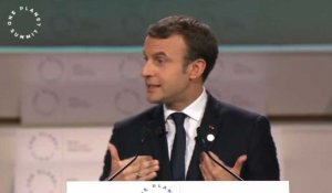 Climat: "On est en train de perdre la bataille" (Macron)