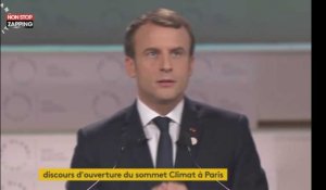 Emmanuel Macron : son cri d'alarme au sommet pour le climat (Vidéo) 