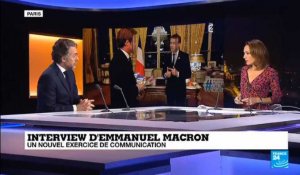 Interview d''Emmanuel Macron sur France 2 - "une volonté de convaincre"