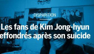 Les fans de Kim Jong-hyun effondrés après son suicide