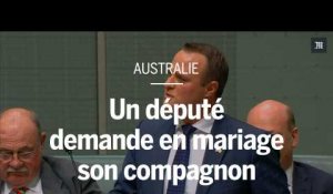 Un député australien demande en mariage son compagnon
