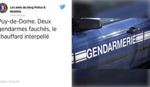 Puy-de-Dome. Deux gendarmes fauchés, le chauffard interpellé