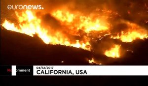 Un incendie dévore les alentours de Los Angeles