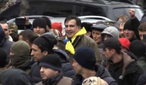 Ukraine : l'opposant Saakachvili libéré par ses partisans