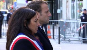 Macron rend hommage aux victimes du 13 novembre au Bataclan