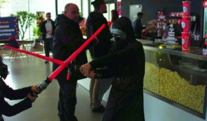 Star Wars les derniers Jedi : les fans au cinéma l'Ellipse d'Ajaccio
