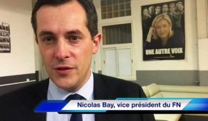 Nicolas Bay, le vice-président du FN, à Carpentras