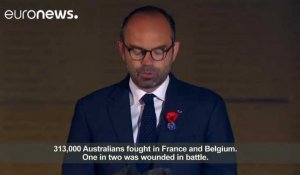 La France commémore le sacrifice des Australiens et des Néo-Zélandais en 1918