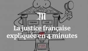 Le fonctionnement de la justice française expliqué en quatre minutes