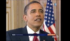 Colleville sur Mer : arrivée de Barack Obama