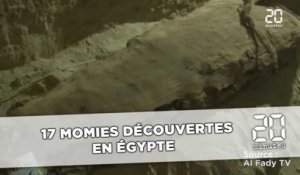 17 momies découvertes en Égypte