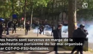 1er mai à Paris: Six policiers blessés, dont deux grièvement, et cinq interpellations