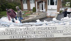 Canada: L'Etat d'urgence décrété après des inondations «extrêmes»  au Québec
