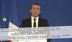 Discours du nouveau président de la République, Emmanuel Macron
