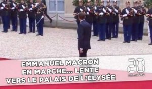 Emmanuel Macron en marche... lente vers l'Élysée