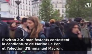 Face à face tendu à Paris entre forces de l'ordre et militants d'extrême gauche