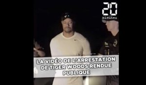 La vidéo de l'arrestation de Tiger Woods rendue publique