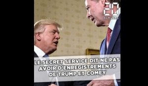 Le Secret Service dit ne pas avoir d'enregistrements de Trump et Comey