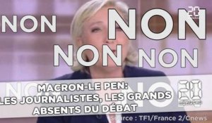 Macron-Le Pen : Les journalistes, les grands absents du débat ?