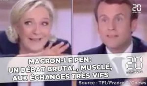 Macron-Le Pen : Un débat brutal, musclé, aux échanges très vifs