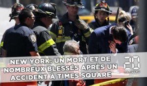 New York: Un mort et de nombreux blessés après un accident à Times Square
