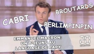 Présidentielle: Macron, le jeune candidat au langage de Papy