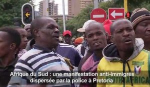 Afrique du Sud: la police disperse une marche anti-immigrés