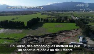 En Corse, découverte d'un sanctuaire dédié au dieu Mithra