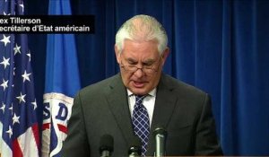 Le décret migratoire, mesure de «bon sens» affirme Tillerson