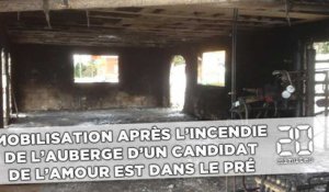 Mobilisation après l'incendie de l'auberge d'un ancien candidat de l'Amour est dans le Pré