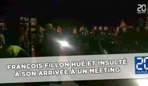 François Fillon hué et insulté à son arrivée à un meeting