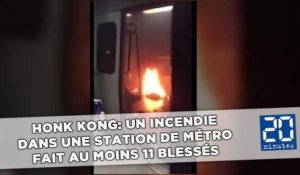 Honk Kong: Un incendie dans une station de métro fait au moins 11 blessés