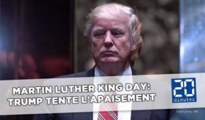 Après avoir attaqué une figure des droits civiques, Trump rend hommage à Martin Luther King