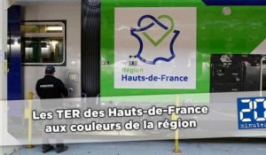 Le premier train portant le logo des Hauts-de-France
