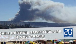 Chili: Un gigantesque incendie ravage les collines de Valparaiso