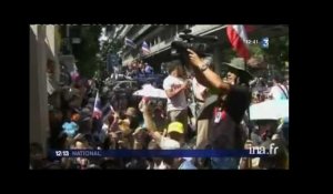 Affrontements en Thailande