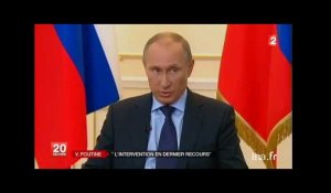 Première déclaration de Vladimir Poutine sur l'Ukraine et la Crimée