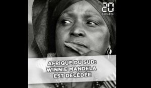 Afrique du Sud: Winnie Mandela est décédée